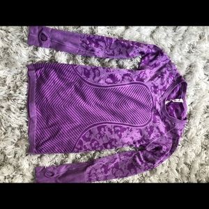 Lululemon purple long sleeve shirt.